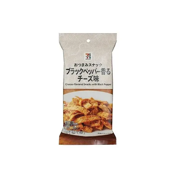 세븐일레븐 안주 스낵 블랙 페퍼 향기 치즈 맛 40g 일본편의점