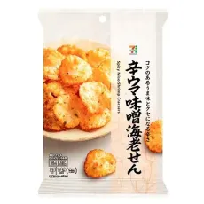 세븐일레븐 매운 말 된장 새우 센 35g 일본편의점