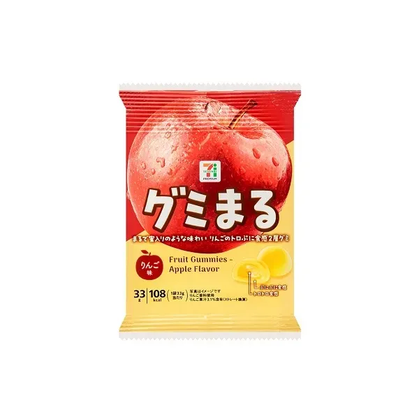 세븐일레븐 구미 마루 사과 맛 33g 일본편의점