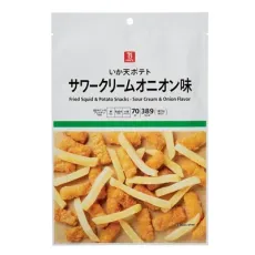 세븐일레븐 오징어 천 감자 사워 크림 양파 맛 70g 일본편의점