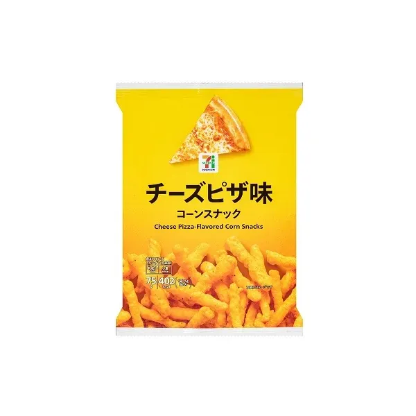 세븐일레븐 옥수수 간식 치즈 피자 맛 75g 일본편의점