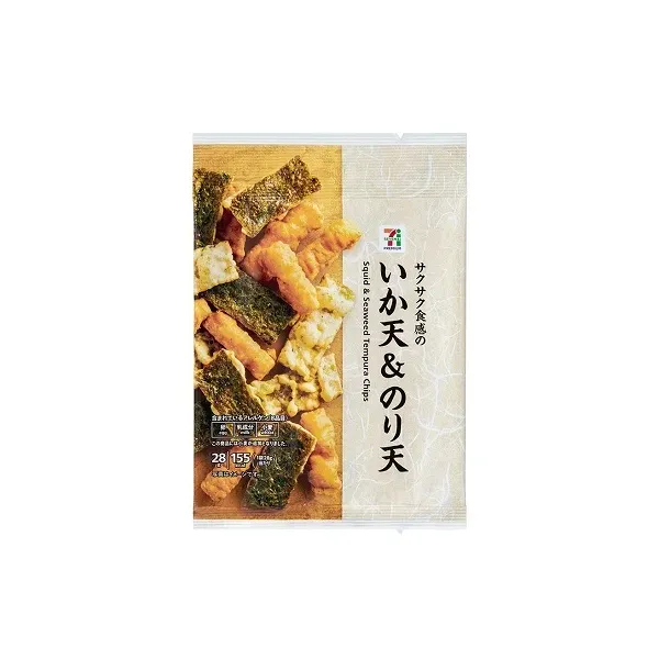세븐일레븐 오징어 하늘 & 김천 28g 일본편의점