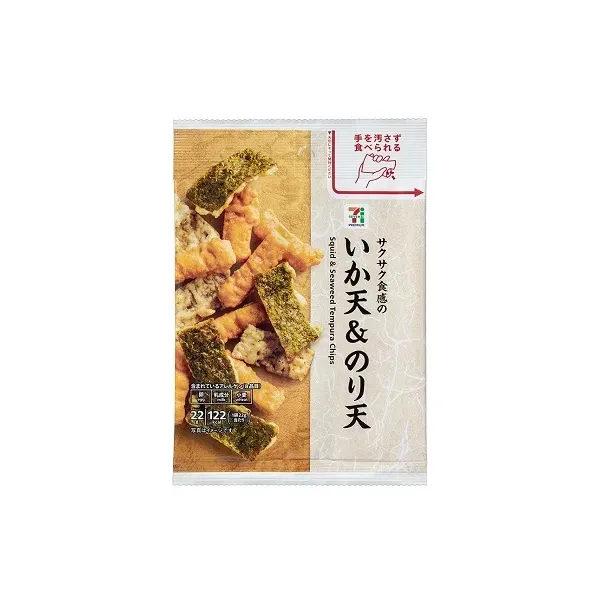 세븐일레븐 오징어 하늘 & 김천 22g 일본편의점