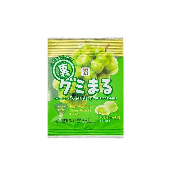 세븐일레븐 뒷 구미 마루 샤인 무스카트 맛 31g 일본편의점