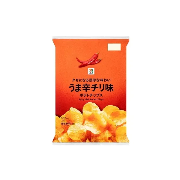 세븐일레븐 감자칩 맛 칠리 맛 155g 일본편의점