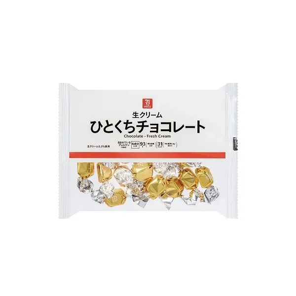 세븐일레븐 히토쿠치 초콜릿 생크림 93g 일본편의점