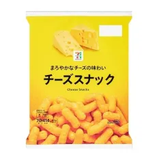 세븐일레븐 치즈 스낵 70g 일본편의점