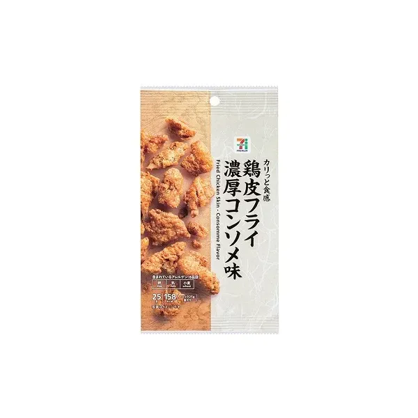 세븐일레븐 닭 껍질 튀김 진한 콩소메 맛 25g 일본편의점