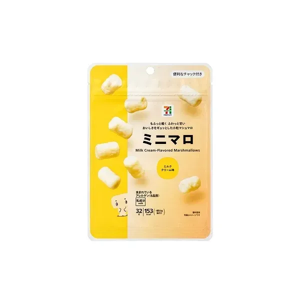세븐일레븐 미니말로 우유 크림 맛 35g 일본편의점