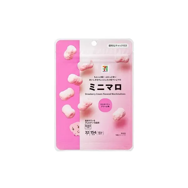 세븐일레븐 미니 말로 딸기 크림 맛 35g 일본편의점