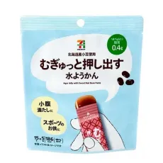 세븐일레븐 무갓 밀어내는 물 양갱 5개 일본편의점