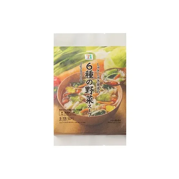 세븐일레븐 6종의 야채 스프 5봉입 일본편의점
