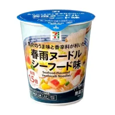 세븐일레븐 봄비 국수 해산물 37g 일본편의점