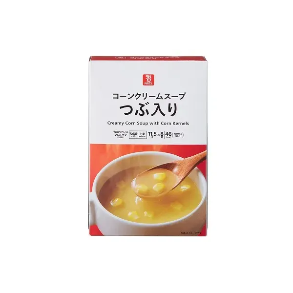 세븐일레븐 찌그러진 옥수수 크림 스프 8 봉지 일본편의점