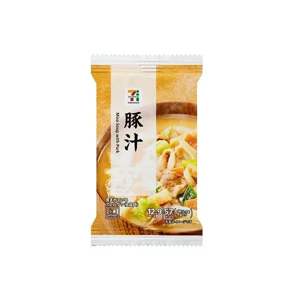 세븐일레븐 동결 건조 된장국 돼지국물 12.9g 일본편의점