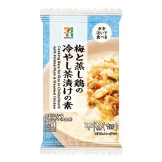 세븐일레븐 동결 건조 매화와 찐 닭의 차가운 차 절임 7.8g 일본편의점