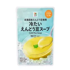 세븐일레븐 차가운 엔도 콩 스프 160g 일본편의점