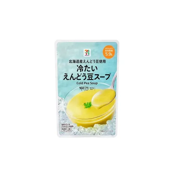 세븐일레븐 차가운 엔도 콩 스프 160g 일본편의점