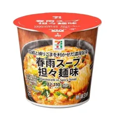 세븐일레븐 봄비 스프 담요 국수 32g 일본편의점