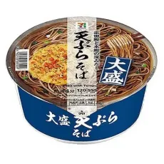 세븐일레븐 오모리 튀김 소바(동일본) 120g 일본편의점
