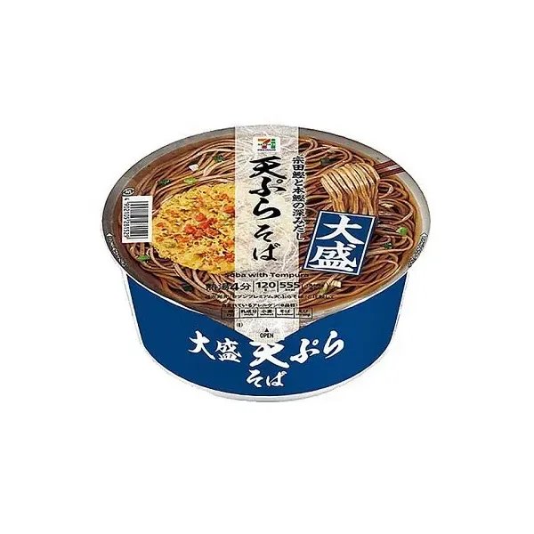 세븐일레븐 오모리 튀김 소바(동일본) 120g 일본편의점