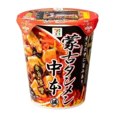 세븐일레븐 몽고 탕멘 나카모토 맛 맛 된장 122g 일본편의점