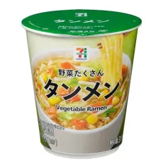 세븐일레븐 야채 탄멘 71g 일본편의점