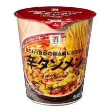 세븐일레븐 매운 탄멘 109g 일본편의점