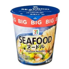 세븐일레븐 해산물 국수 BIG 104g 일본편의점