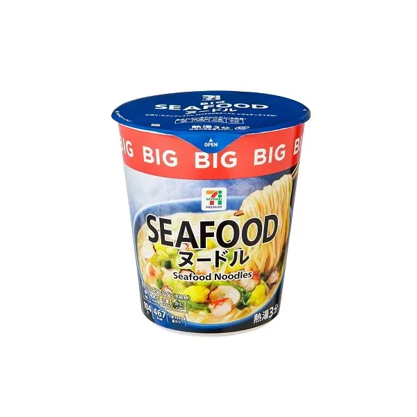세븐일레븐 해산물 국수 BIG 104g 일본편의점