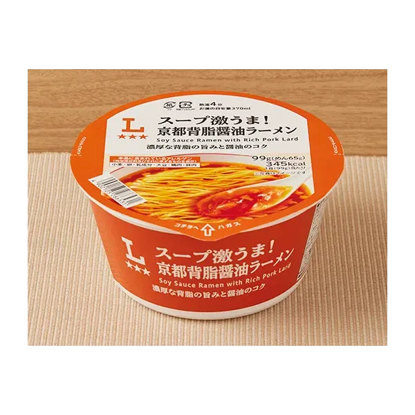 로손 수프 심한 말! 교토 배지 간장라면 99g 일본편의점