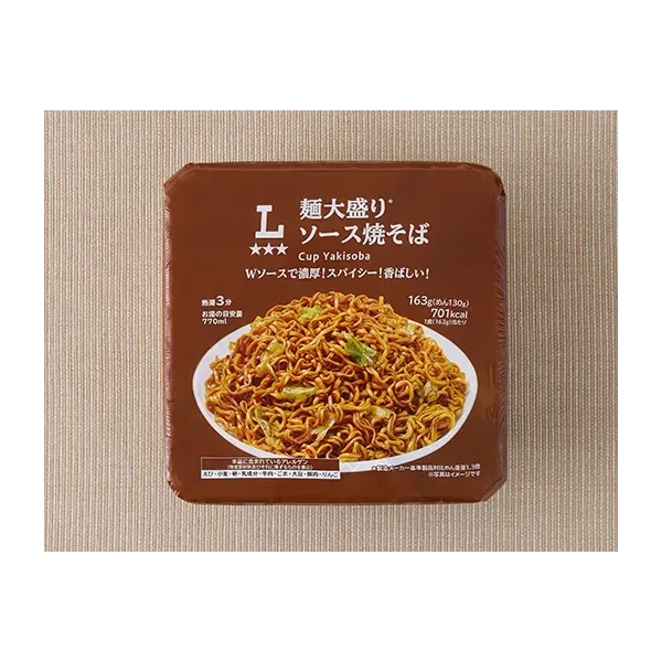 로손 국수 대성분 소스 야키소바 163g 일본편의점