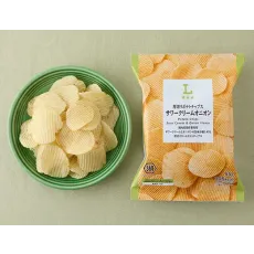 로손 두꺼운 감자칩 사워 크림 양파 55g 일본편의점 간식