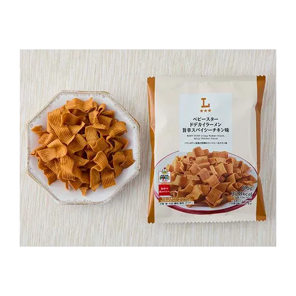 로손 베이비 스타 도데카이라면 맛 매운 매운 닭 맛 66g 일본편의점 간식