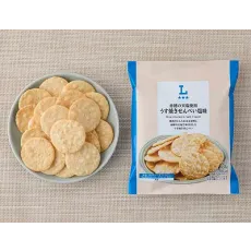 로손 아카호의 천염 사용 우스야키 센베이 짠맛 50g 일본편의점 간식