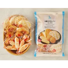로손 4종의 오센베이 믹스 일본편의점 간식