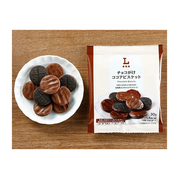 로손 초코가케 코코아 비스킷 30g 일본편의점 간식