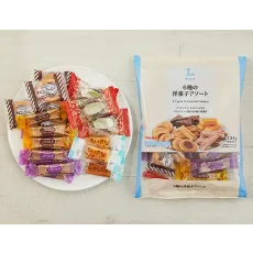 로손 6종의 양과자 어소트 일본편의점 간식