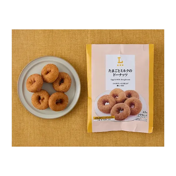 로손 달걀 우유 도넛 65g 일본편의점 간식