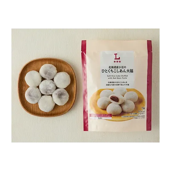 로손 홋카이도산 팥의 한 구치코시안 대복 13.3g 일본편의점 간식
