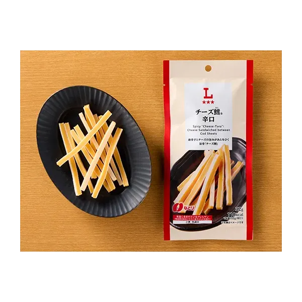 로손 チーズ鱈®　辛口 32g 일본편의점 간식