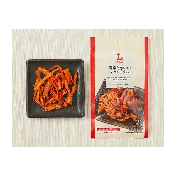 로손 旨辛さきいか 레드 칠리 맛 20g 일본편의점 간식