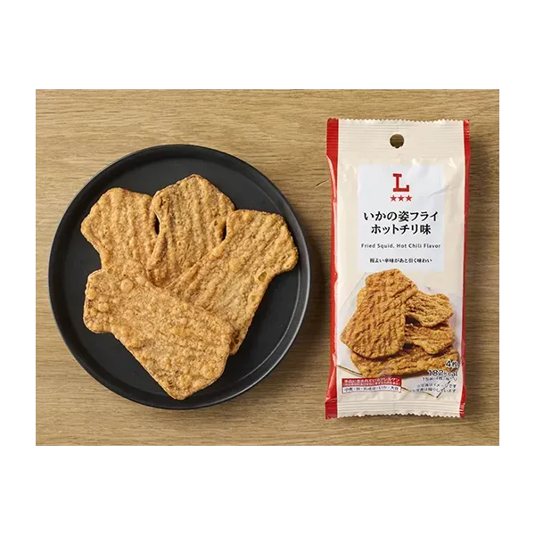 로손 오징어의 모습 플라이 핫 칠리 맛 일본편의점 간식