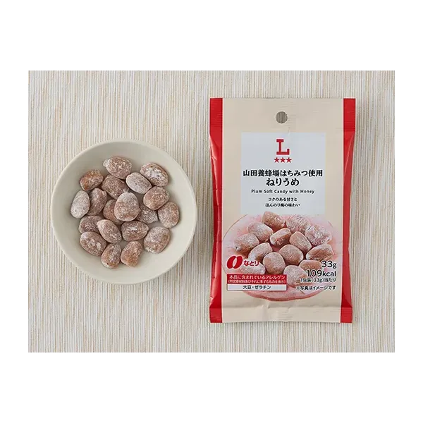 로손 야마다 양봉장 벌꿀 사용 네리우메 33g 일본편의점 간식