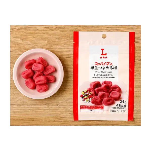 로손 슈파이만 반생 집게 매실 24g 일본편의점 간식