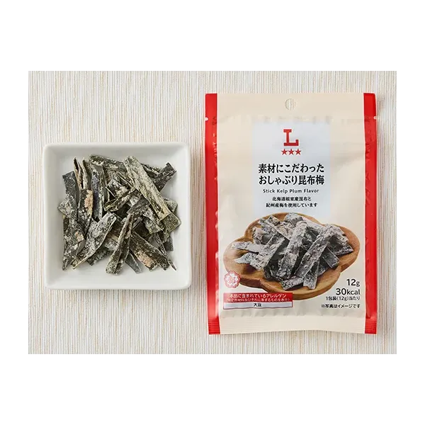 로손 소재를 고집한 다시마 매화 12g 일본편의점 간식