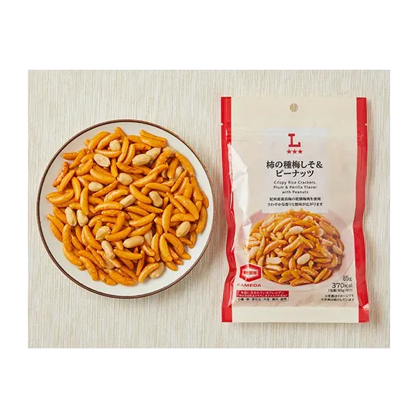 로손 감의 씨 매실 시소 & 땅콩 85g 일본편의점 간식