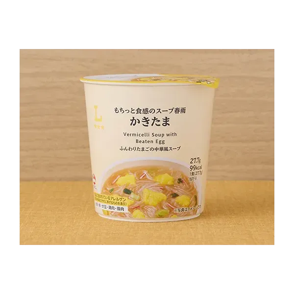 로손 떡 식감의 스프 봄비 가키타마 27.7g 일본편의점 간편식