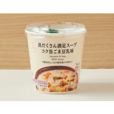 로손 구다쿠씨 만족 스프 감칠맛 참깨 두유미 76.3g 일본편의점 간편식