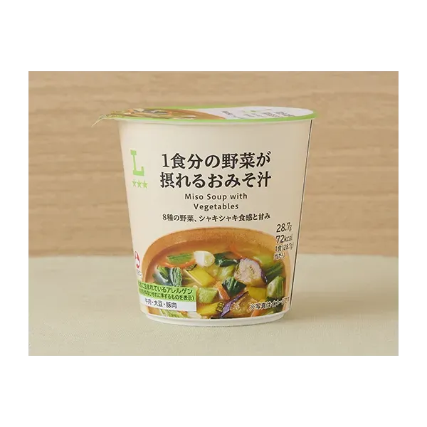 로손 1식분의 야채를 섭취할 수 있는 국물국물 28.7g 일본편의점 간편식